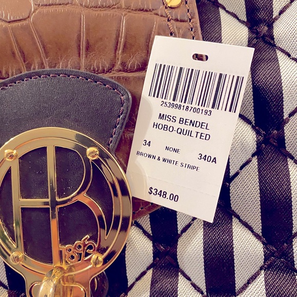 HENRI BENDEL CENTENNIAL HOBO-QUILTED BAG & WALLET - Picture 6 of 9